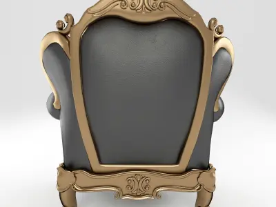 Luxury Armchair 158 3D model
