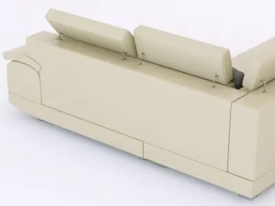 contemporary sofa 3D model purchase