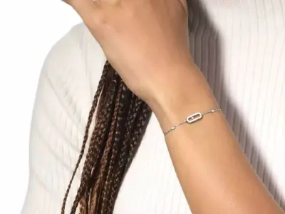 Messika Bracelet Jewelry Gold 3D print model buy