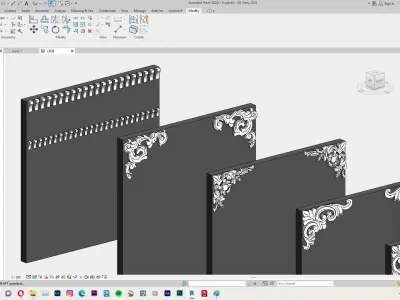 Classic Ornaments Revit Family 3D model