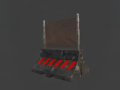Safety barriers  3D model