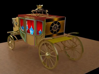 Chinese carriage   3D model