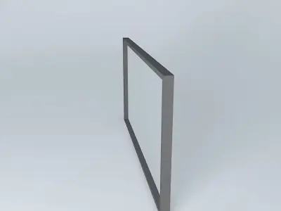 Culture rectangular frame Free 3D model