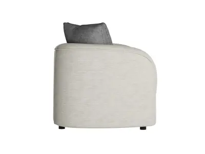 Curved Sofa 3D model