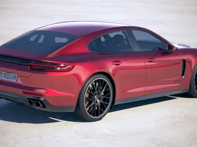 Porsche Panamera GTS 2019 3D model