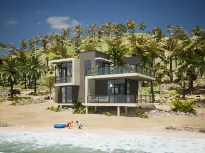 031Beachhouse2f63m2 3D model