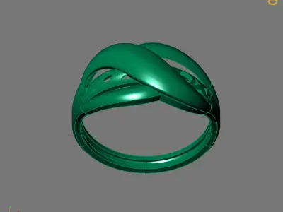 Women Plain Ring Ready STL 3DM Models Womens Rings 3D models 3D print model