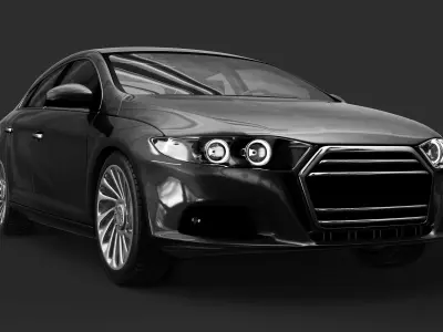 Sedan Car 3D model