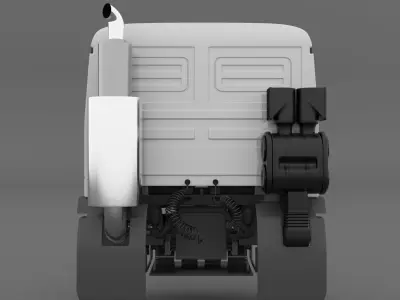 Mercedes Actros 4144 Head only 01 3D model