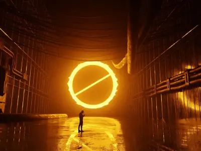 Lighting Scene Pack 5 3D Blender File Textured FBX OBJ MTL Files 3D model