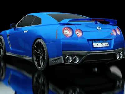 Nissan R35 2017 3D model