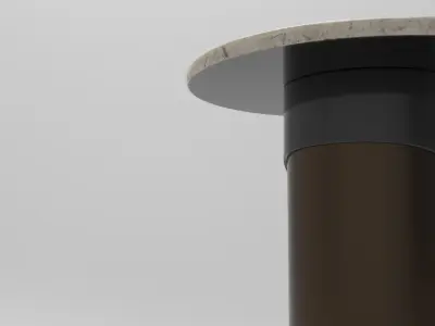 Peft Side Table Low-poly 3D model