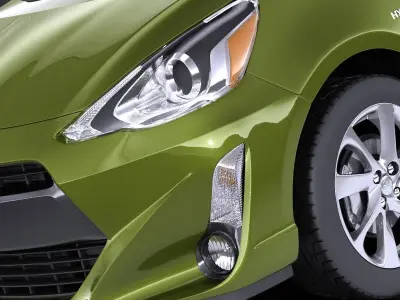 Toyota Prius C 2016 VRAY 3D model