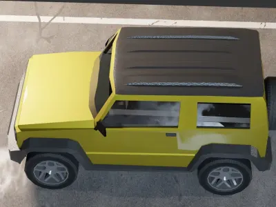 Suzuki Jimny Low-poly 3D model