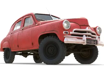 GAZ-M72 3D model