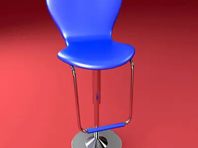Blue Chair Free 3D model