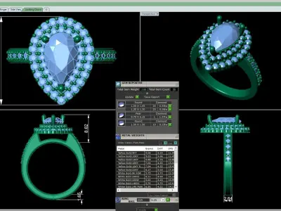 CAD-2075-Ring 3D print model