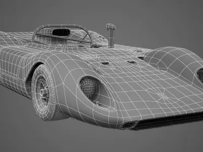 Ferrari 312 P Spyder 0868 - Modern 3D model