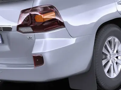 Toyota Landcruiser 2013 VRAY 3D model