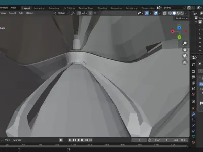 zika creature  Low-poly 3D model