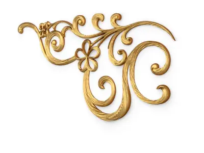 Classic decor ornament 311 3D model