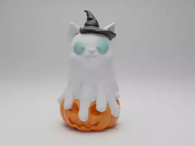 Ghost Candle Tech Powered Companion 3D print model