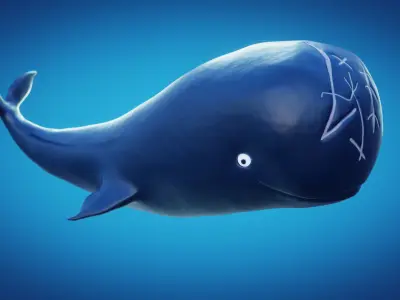 Whale laboon 3D model