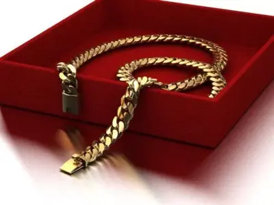 5 MM MIAMI CUBAN LINK CHAIN FOR BRACELETS OR NECKLACE 3D print model