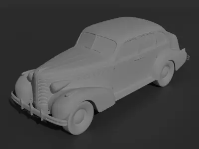 Buick Special 1938 3D print model