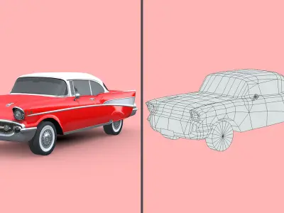 Low-Poly Car Pack 016 - Galactic Speedsters