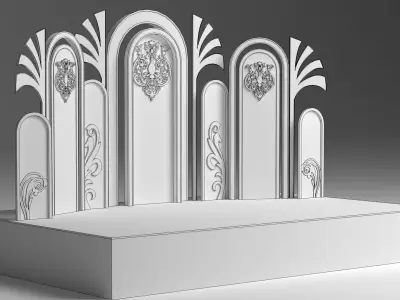 Wedding Stage 3D model