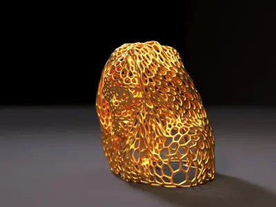 Ozzy Osbourne Voronoi 3D print model