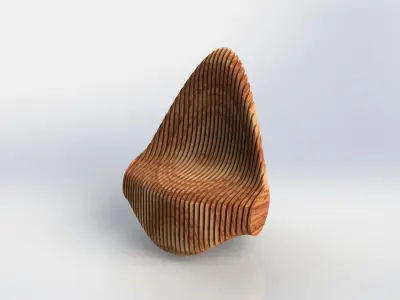 Parametric Chair C 3D model
