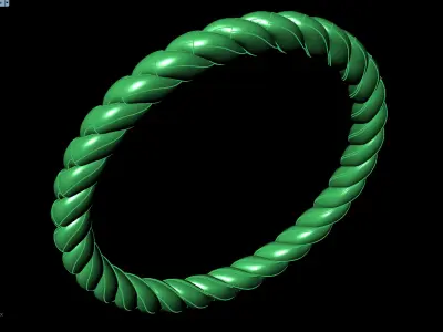 Rope ring - N713412 3D print model