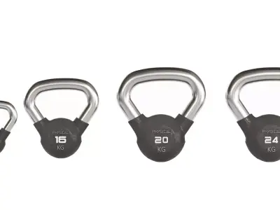 Physical Performance Polyurethane Kettlebells 3D model