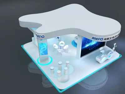 xhibition Low-poly 3D model
