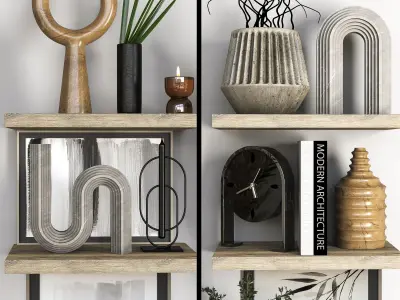 Decorative set 09 3D model