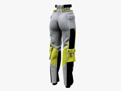 Sport Pants Low-poly 3D model