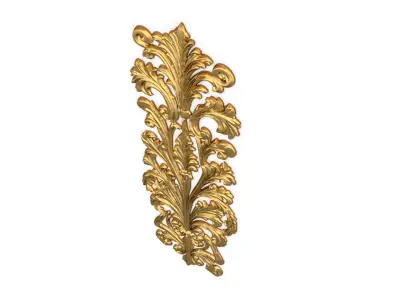 Classic decor ornament carved 43 3D model