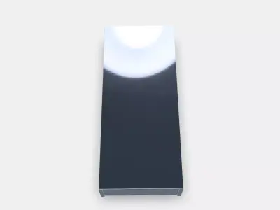 LETTAN Mirror cabinet with door Low-poly 3D model