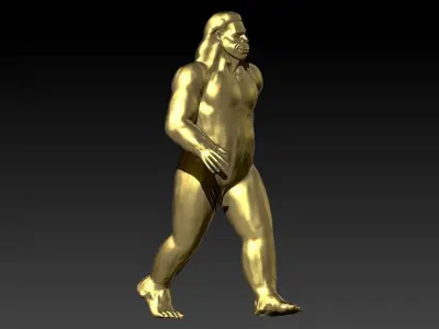 Bigfoot Pendant 3D print model