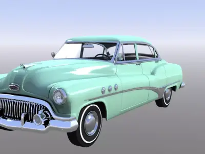 1951 Buick Super 3D model