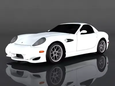 Panoz Esperante GTLM Low-poly 3D model