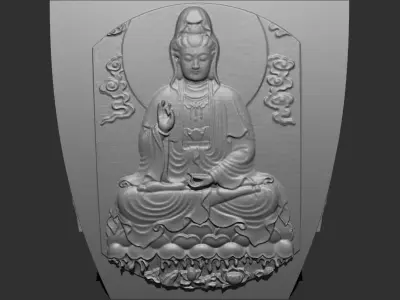 Planter Pot with drainage 3D print model 3D print model