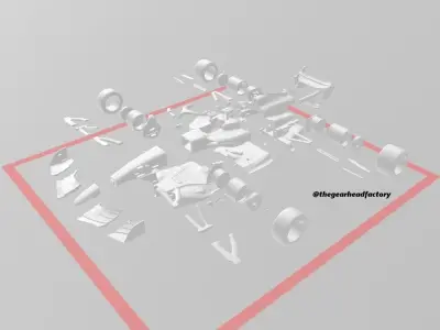 2024 MERCEDES W15 - THE LAST OF HAMILTONs MERCEDES 3D print model