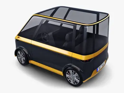 Generic Compact City Car v 1 3D model