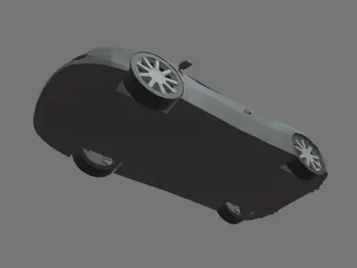 Low Poly Sport Car 01 Low-poly 3D model