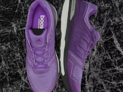 ADIDAS 3D SHOES - PURPLE - SUPERNOVA Low-poly 3D model