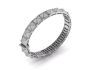 Women Bracelet 3D print model 4