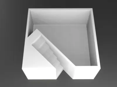 Elegant Pot Plant 3 with stairs 3D printable 3D print model 3D print model